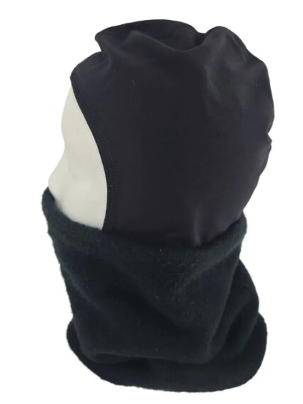 Turtle Fur Shellaclava Balaclava Ski Mask Black Fleece Hood Neck Warmer RN 82583
